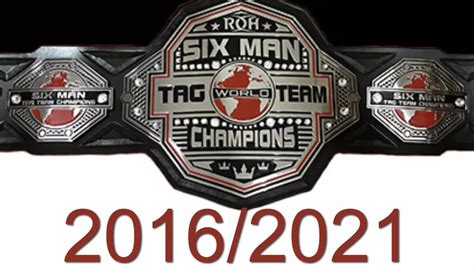 6 man tag team championship|roh 6 man tag titles.